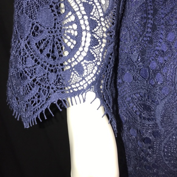 Lily Pulitzer Felicity Dress Navy Lace Size 2 - Picture 3 of 6